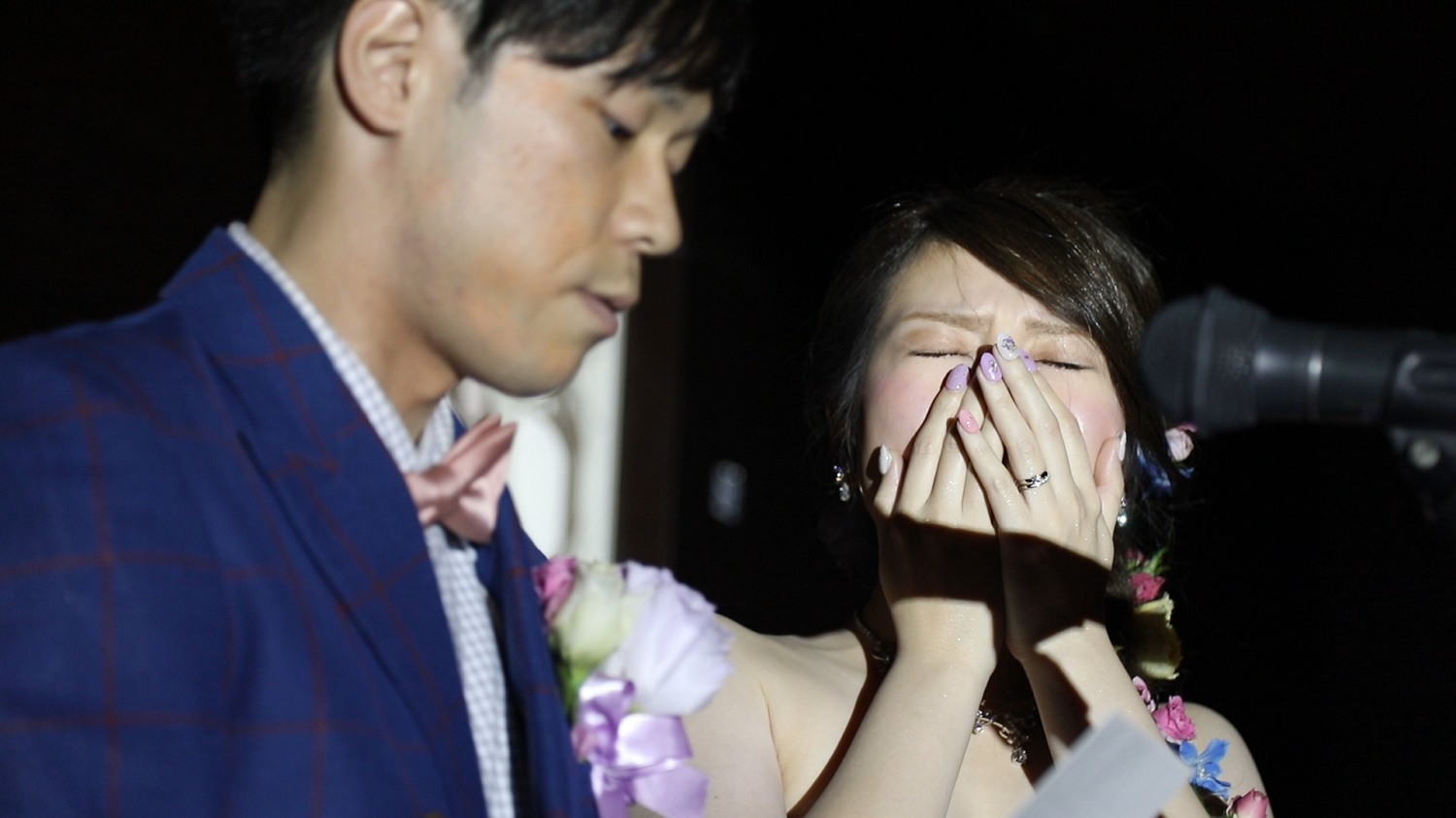 香川県の結婚式場シェルエメールで新郎からの手紙に新婦も感動