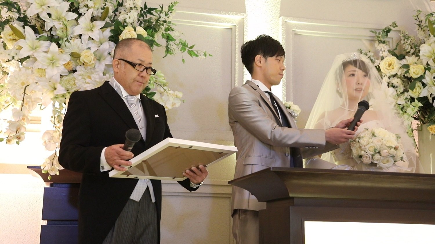 香川県の結婚式場シェルエメールの挙式での愛の誓い