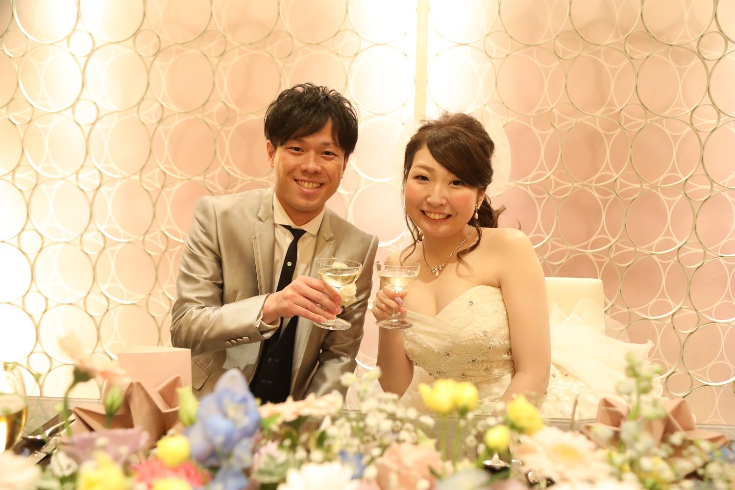 香川県の結婚式場シェルエメールの新郎新婦