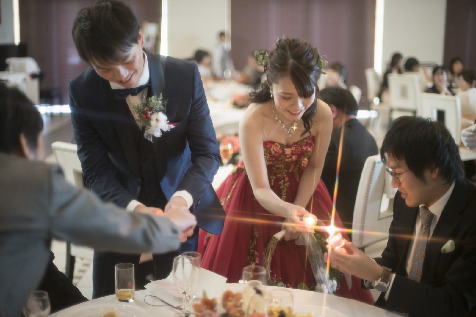 香川県の結婚式場シェルエメール＆アイスタイル　キャンドルリレー