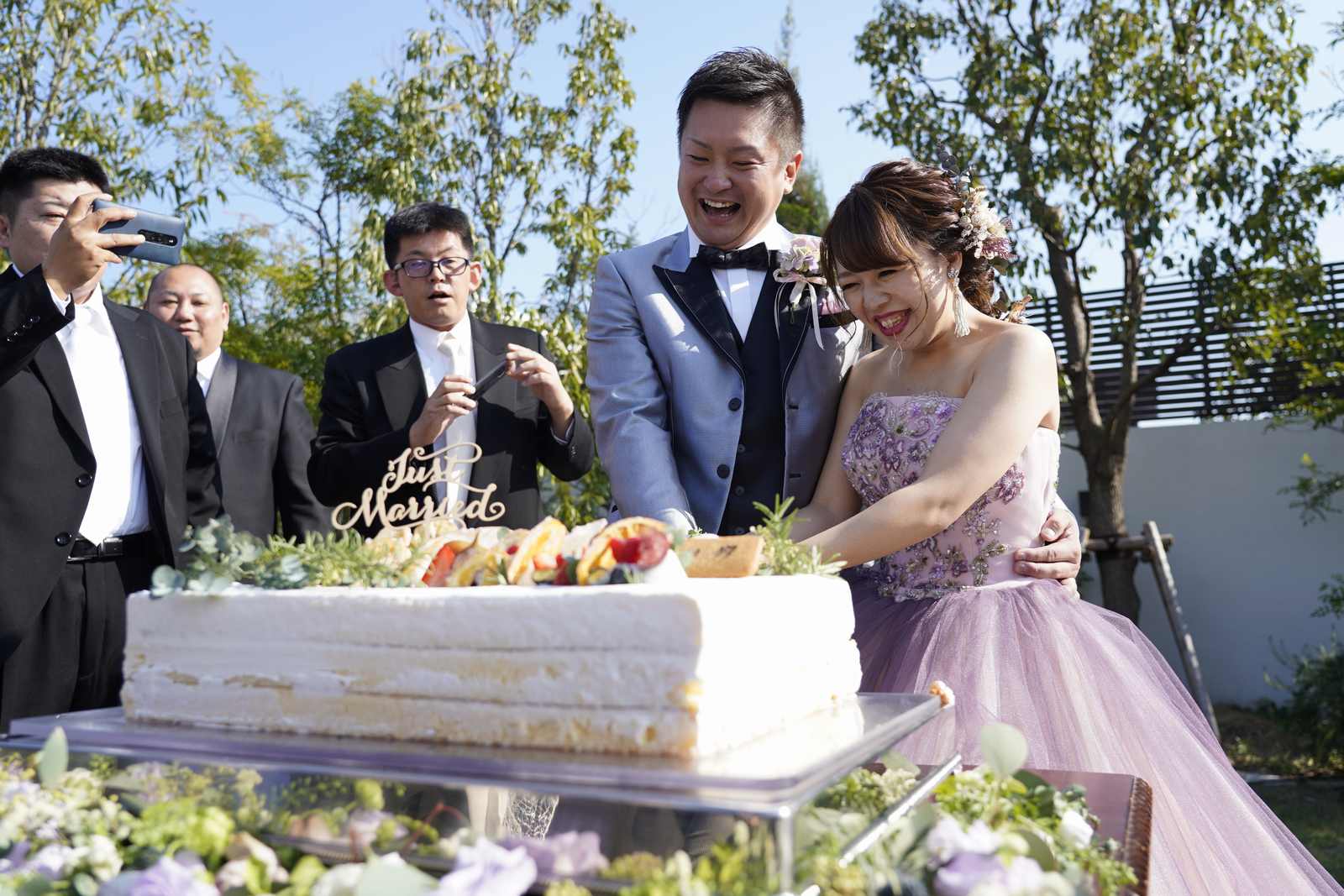 香川の結婚式場シェルエメール&アイスタイル　ケーキ入刀