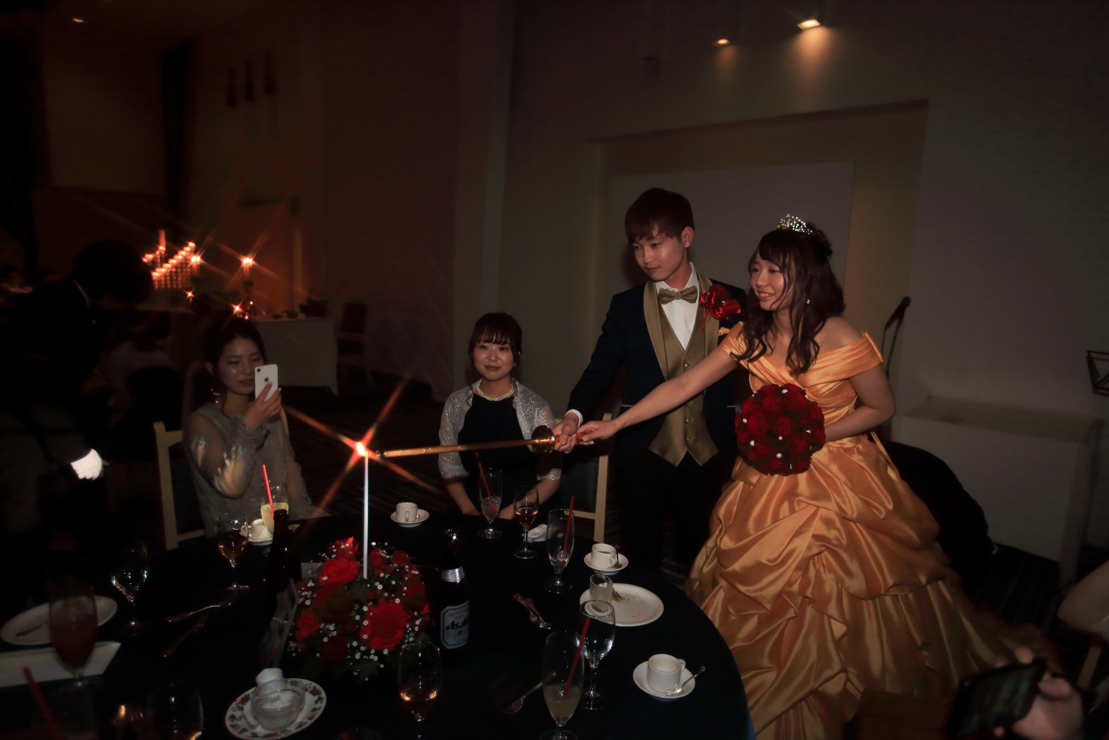 香川県の結婚式場シェルエメール&アイスタイル　キャンドルサービス