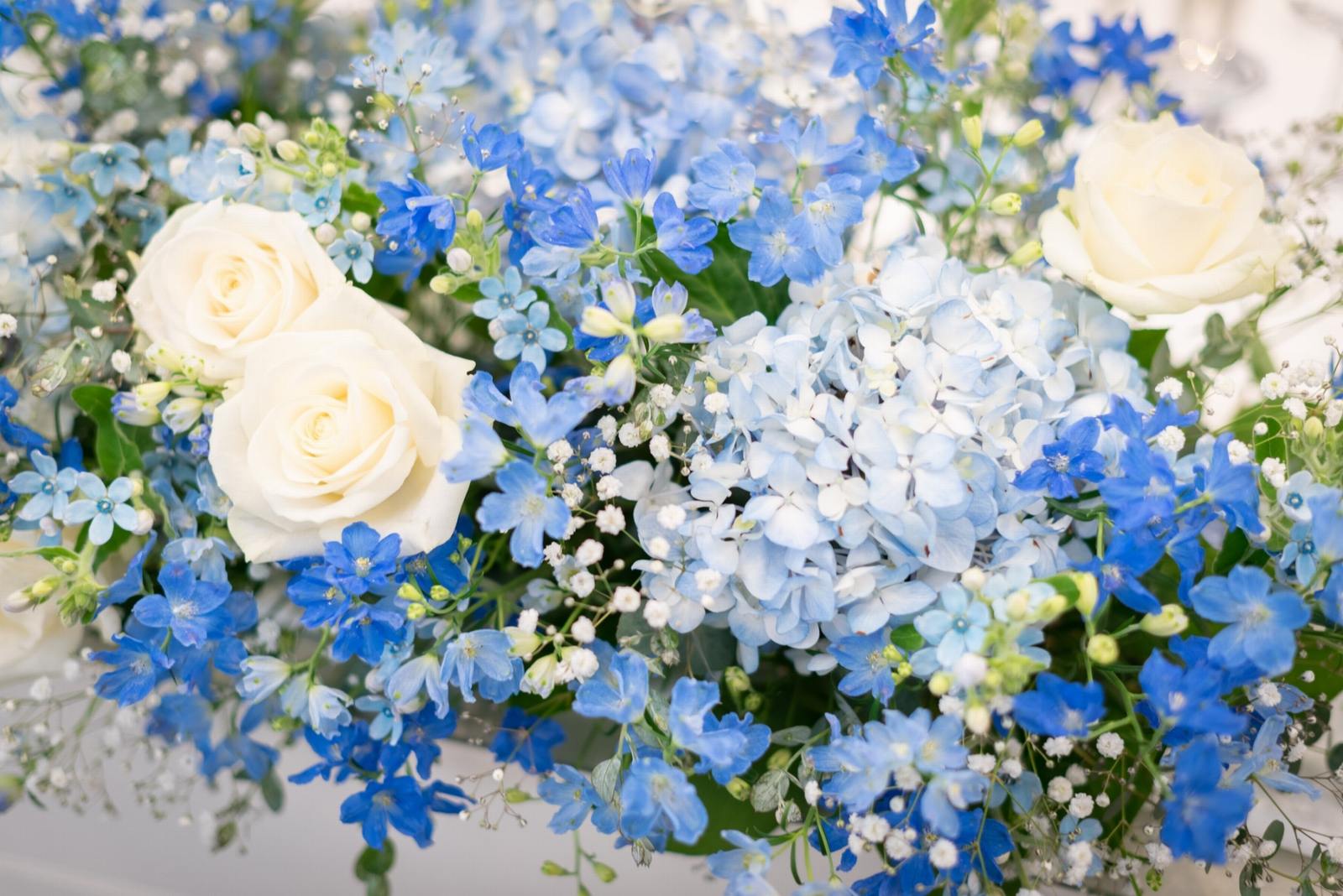 香川県の結婚式場シェルエメール＆アイスタイル　会場装花