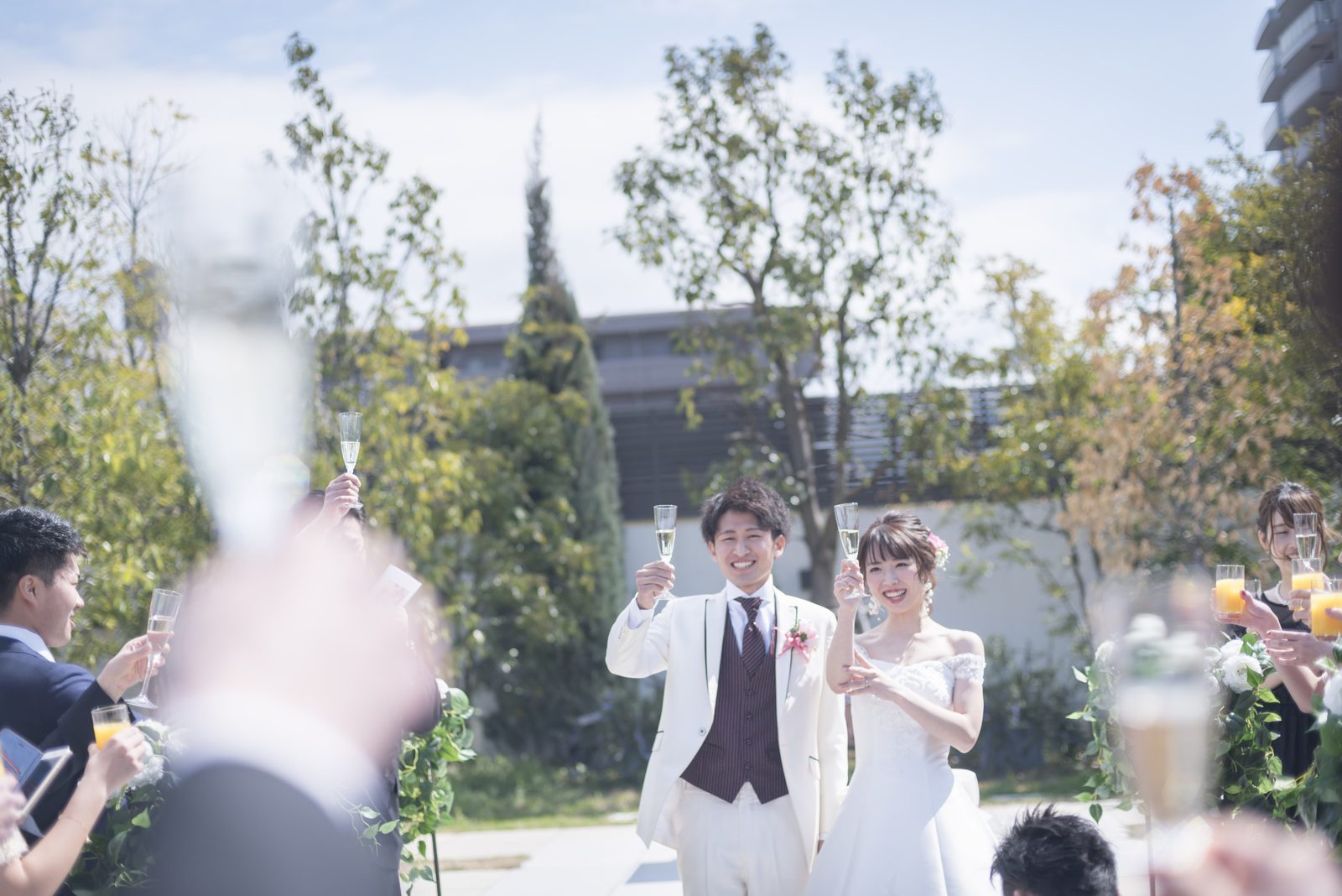 香川の結婚式場シェルエメール＆アイスタイル　乾杯