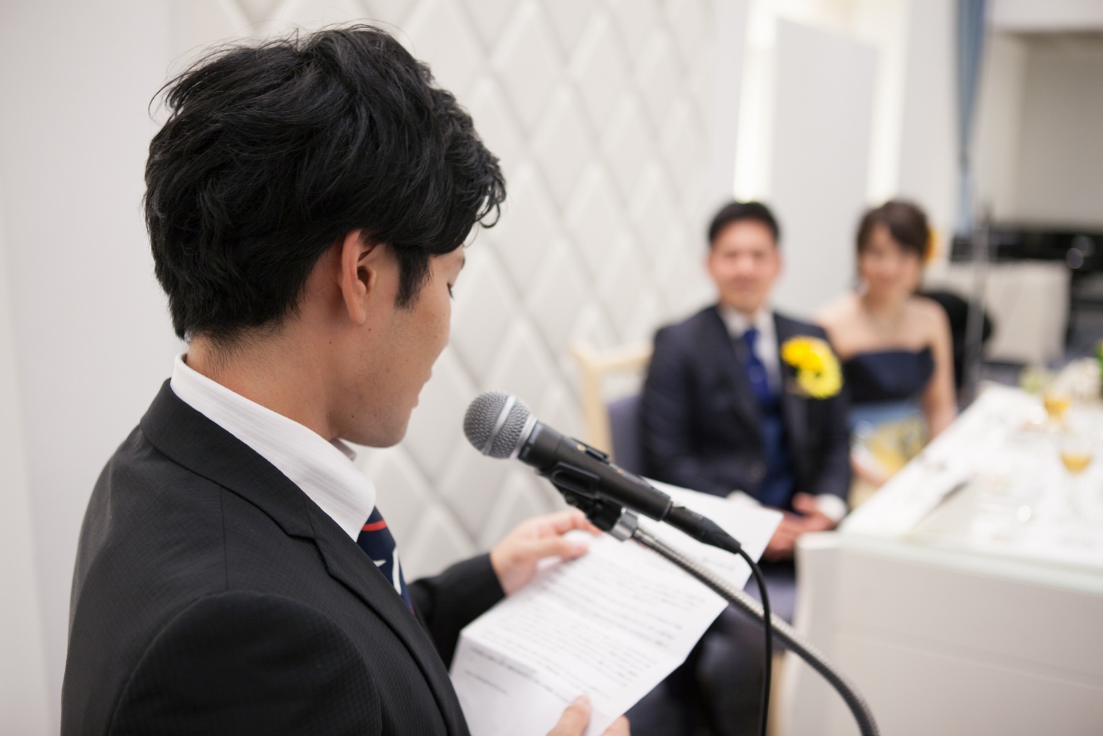 香川県の結婚式場シェルエメール&アイスタイルの友人スピーチ