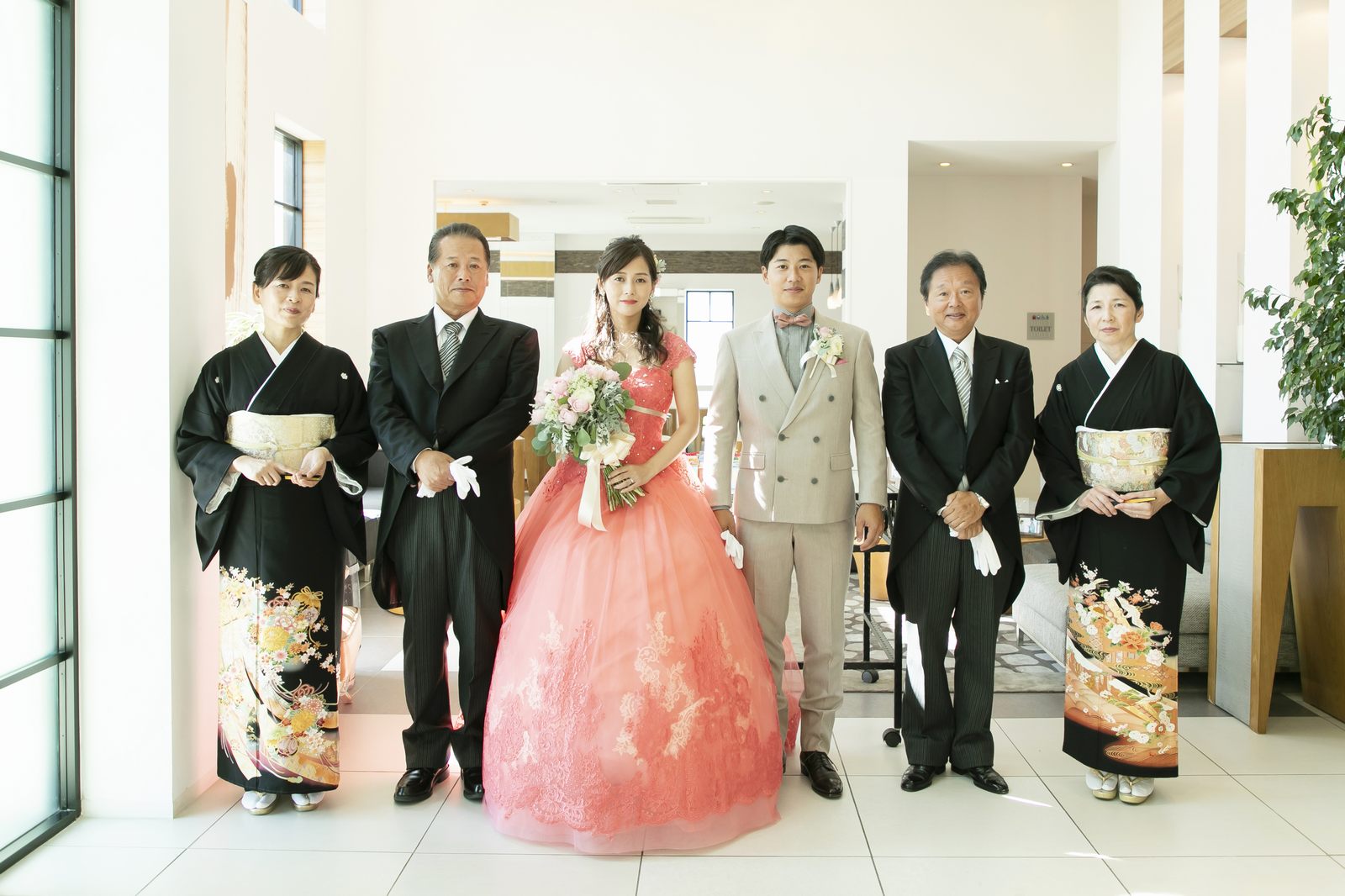香川県の結婚式場シェルエメール＆アイスタイルのご両家様