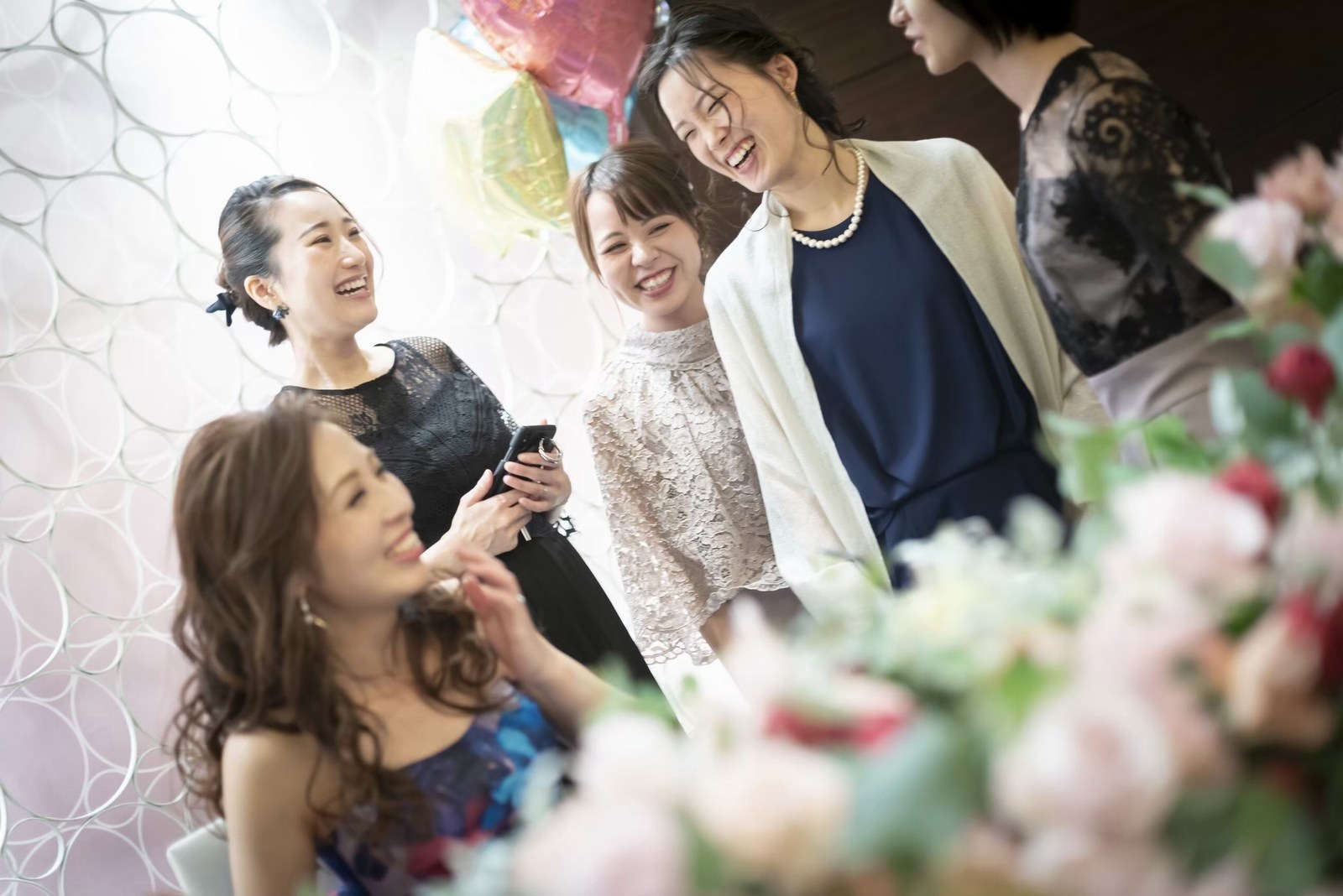 香川県の結婚式場シェルエメール＆アイスタイルのメインテーブル