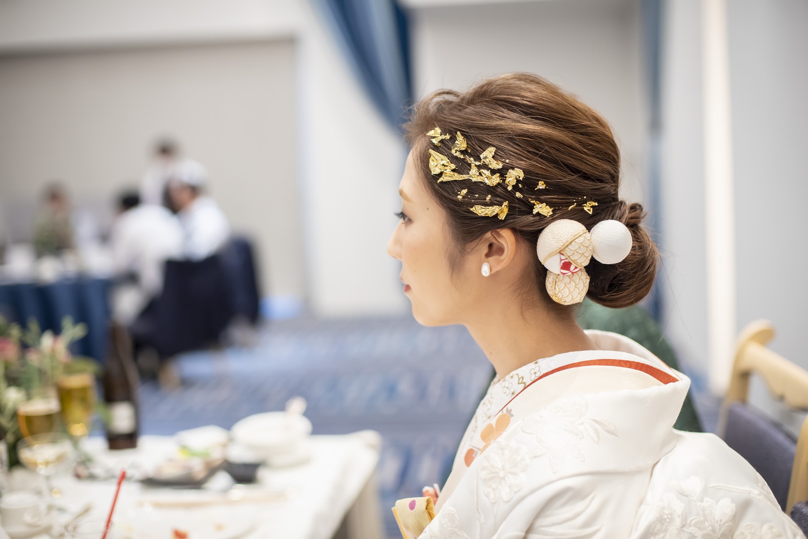 香川県の結婚式場シェルエメール&アイスタイルの新婦髪型