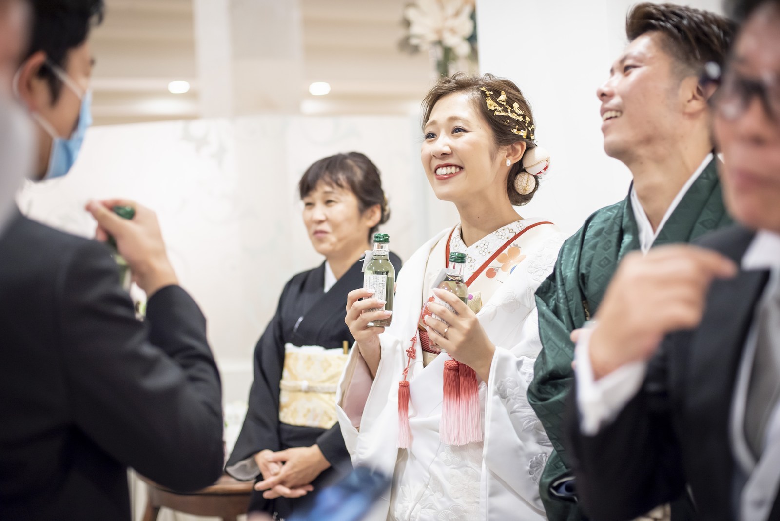 香川県の結婚式場シェルエメール&アイスタイルのお見送り