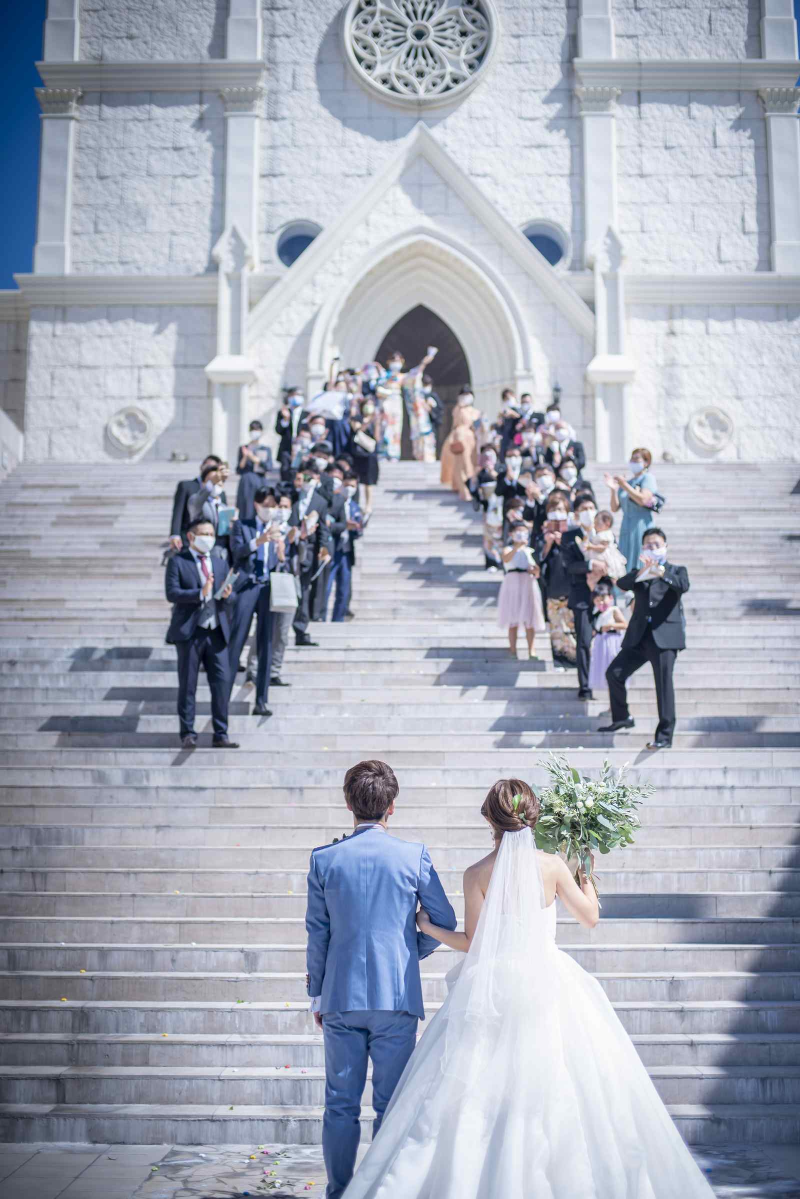 香川県の結婚式場シェルエメール&アイスタイルの大階段