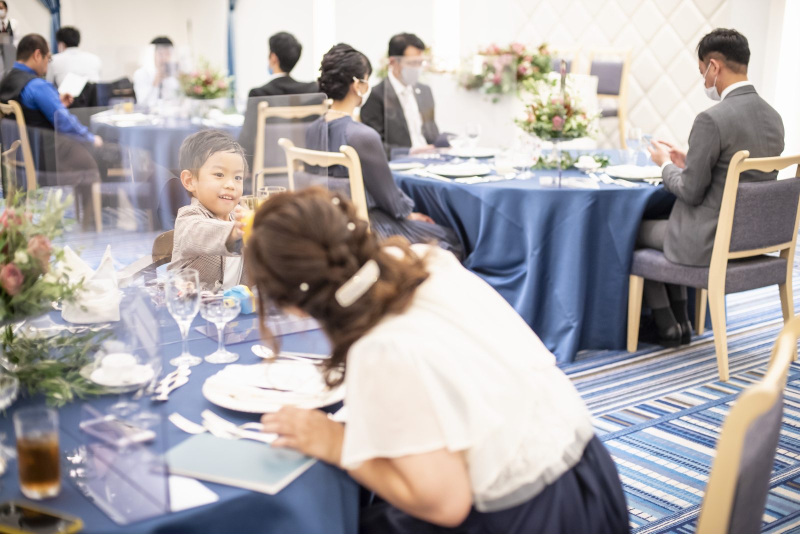 香川県の結婚式場シェルエメール&アイスタイルの披露宴会場