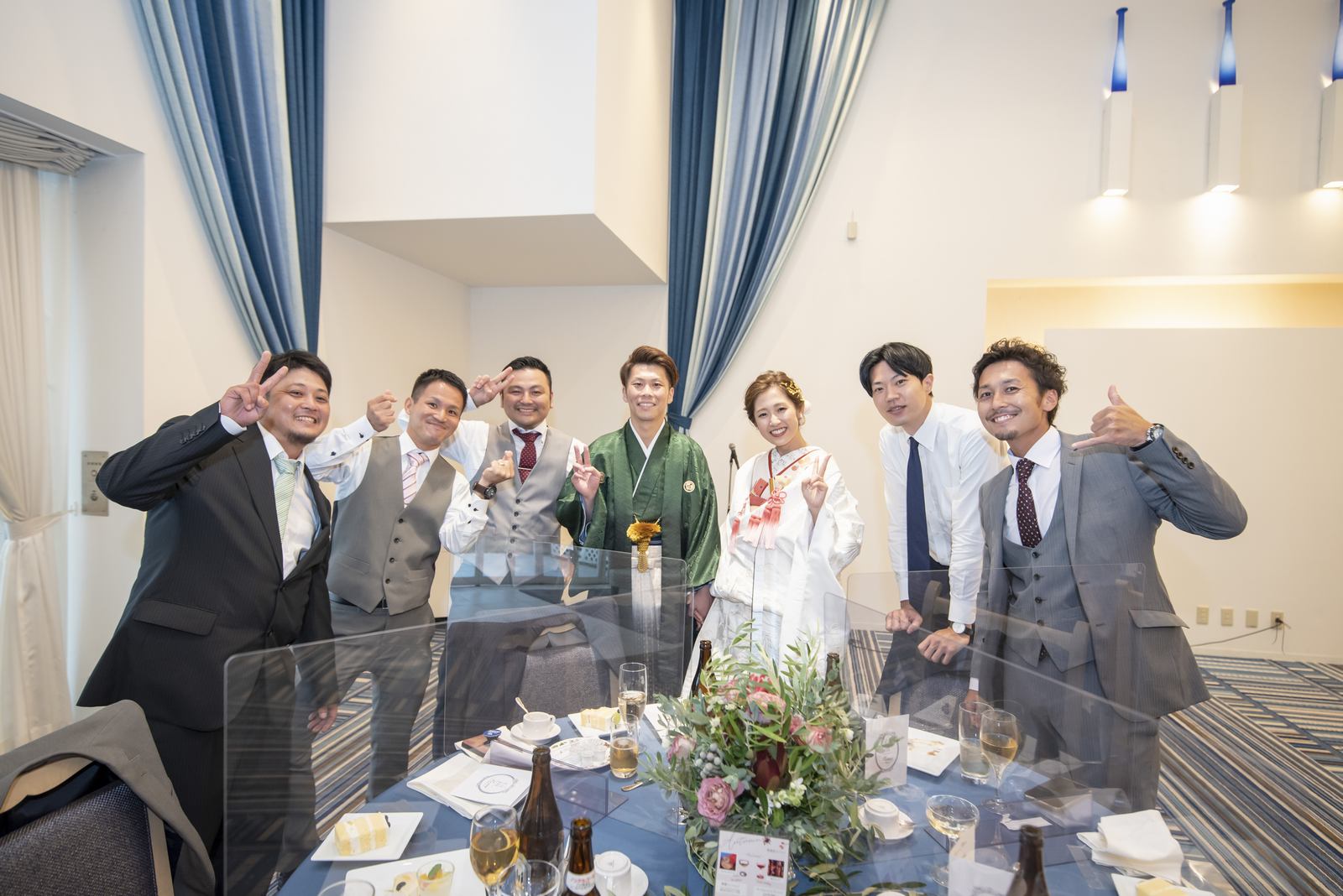 香川県の結婚式場シェルエメール&アイスタイルのテーブルフォト