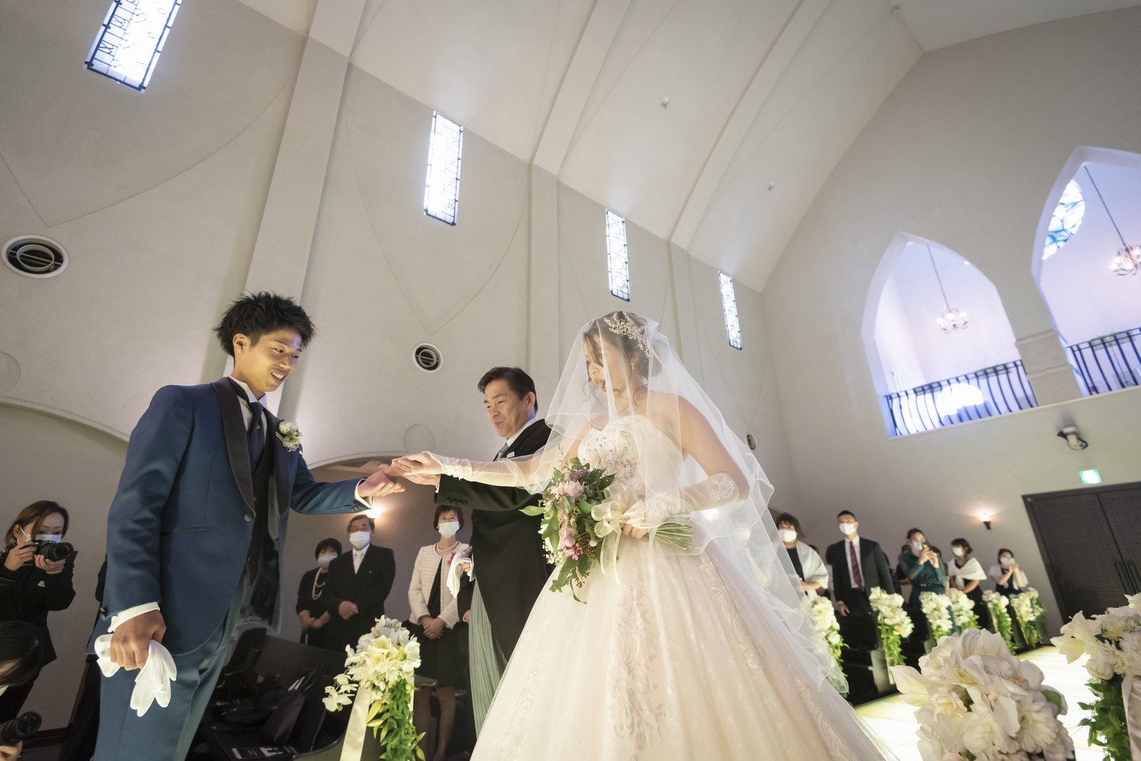 香川県の結婚式場シェルエメール＆アイスタイルのバージンロード