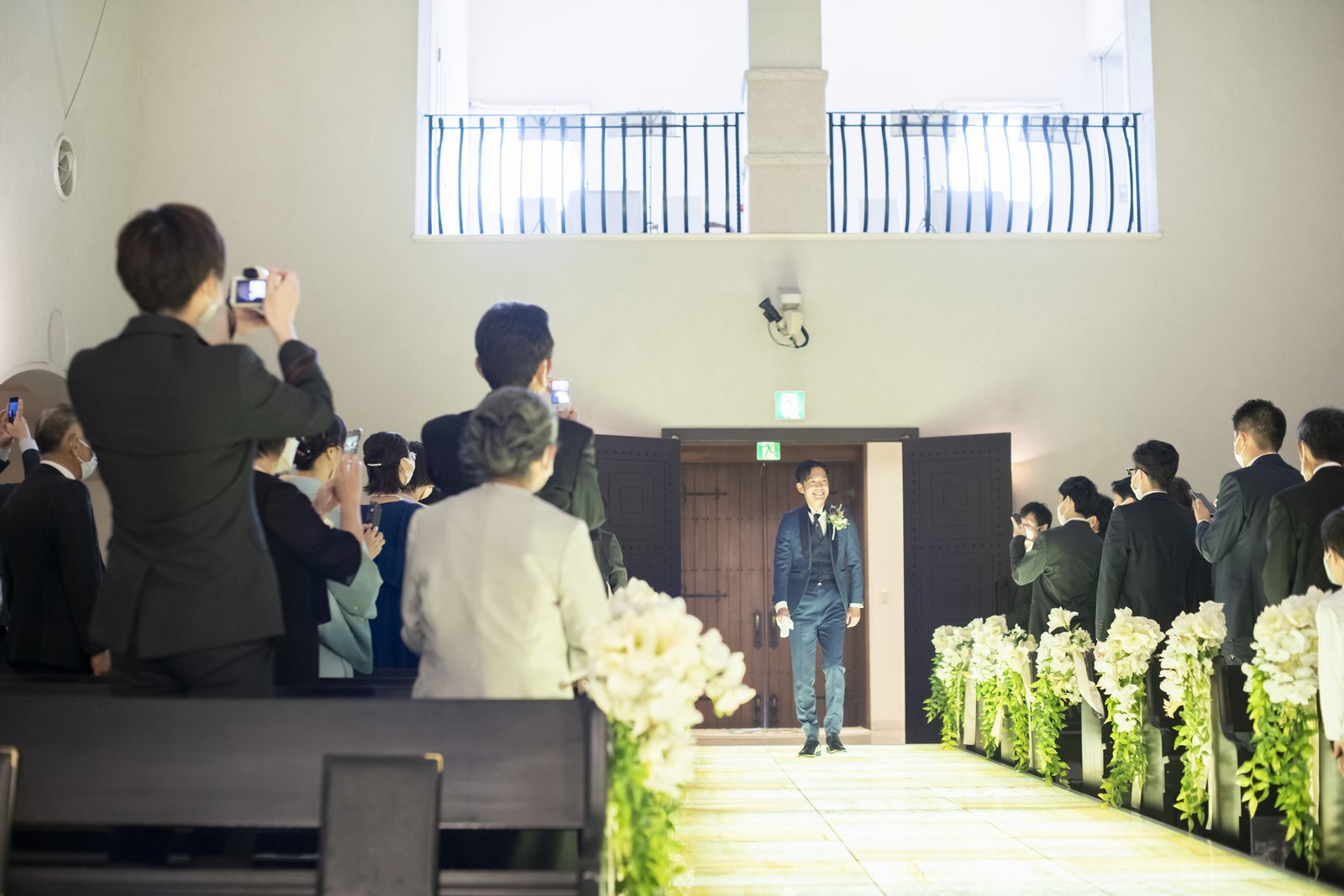 香川県宇多津町の結婚式場シェルエメール＆アイスタイル　チャペル入場
