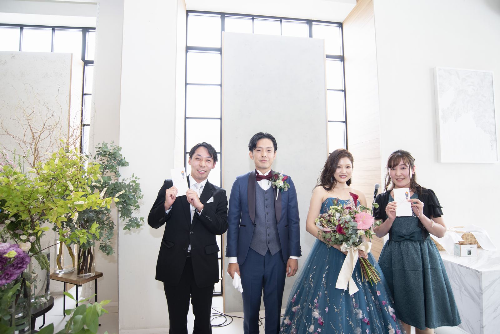 香川県宇多津町の結婚式場シェルエメール＆アイスタイル　ドレス色当てクイズ