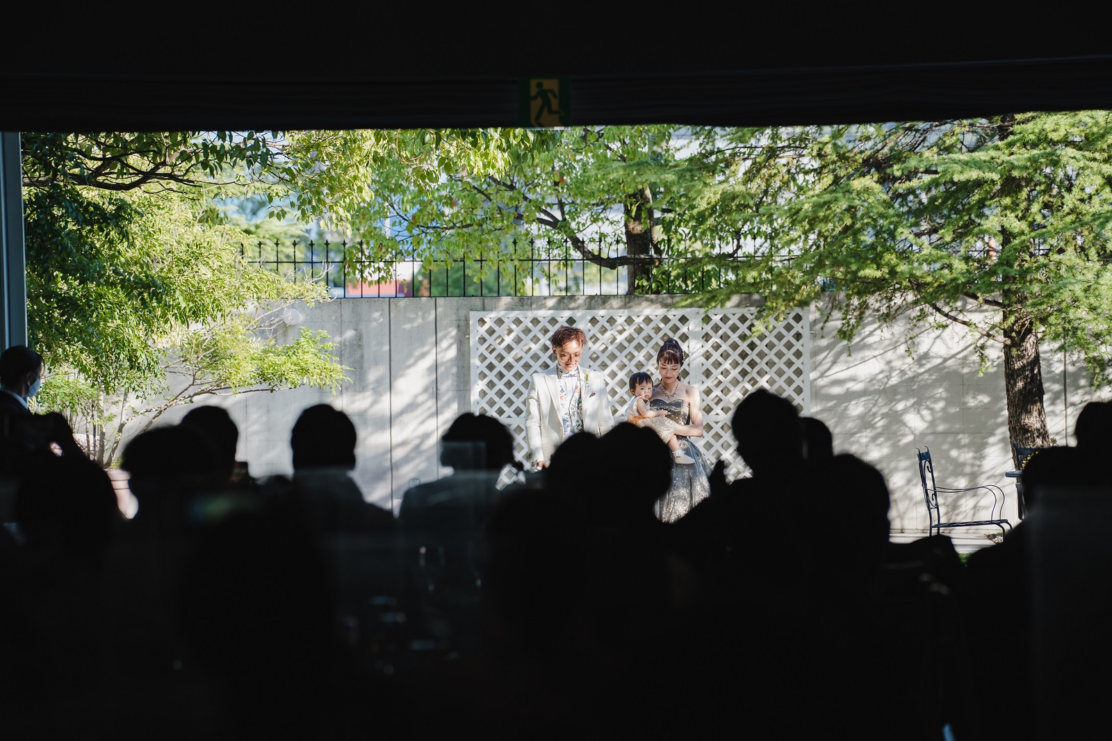 香川県宇多津町の結婚式場シェルエメール＆アイスタイル　お子様と入場　ファミリーウエディング