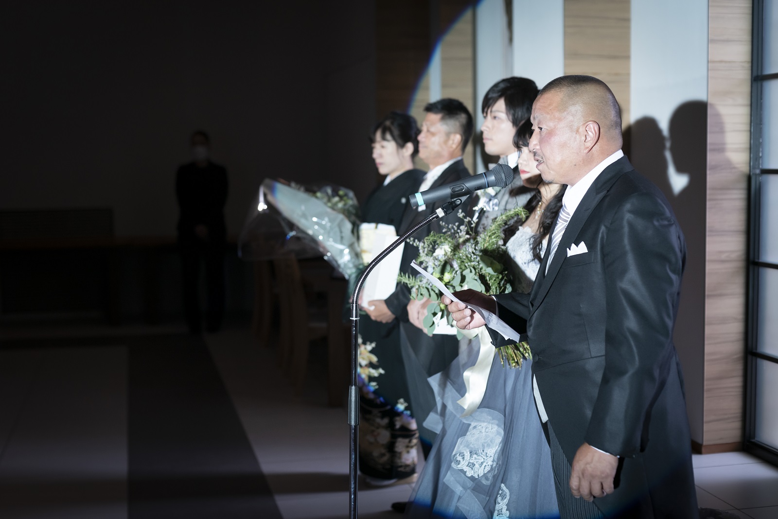 香川県宇多津町の結婚式場シェルエメール＆アイスタイル　新郎父挨拶