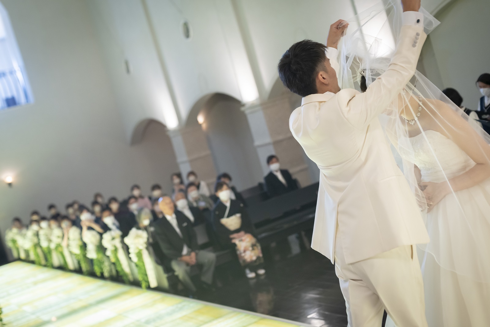 香川県宇多津町の結婚式場シェルエメール＆アイスタイル　ベールアップ