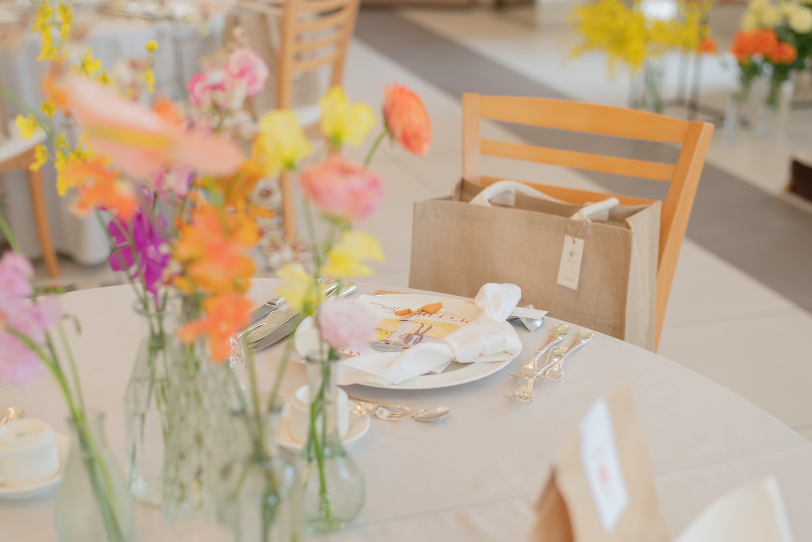 香川県宇多津町の結婚式場シェルエメール＆アイスタイル　テーブルコーディネート