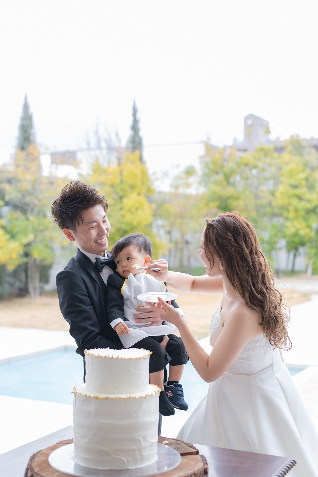 香川県宇多津町の結婚式場シェルエメール＆アイスタイル　お子様へファーストバイト